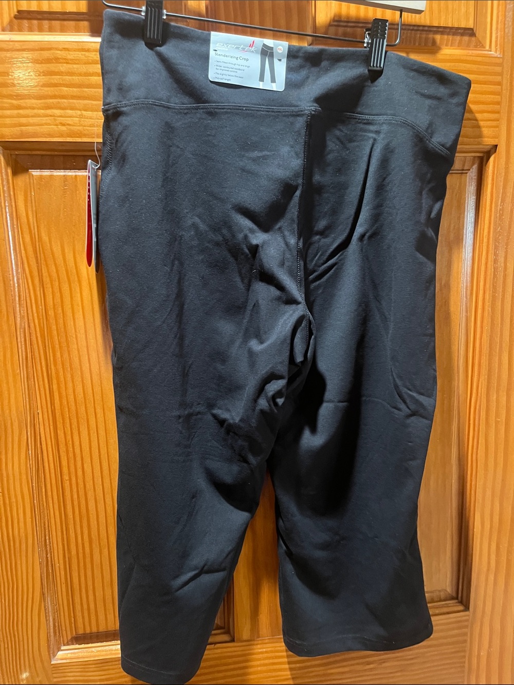 exertek Black Women’s Performance Capri Leggings